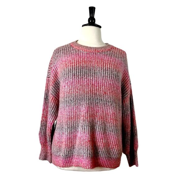 Universal Thread Target Women’s Sweater Crew Neck Ombre Pink Gray Size XXL Plus - Picture 12 of 12